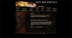 Desktop Screenshot of eastbayexotics.com