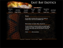 Tablet Screenshot of eastbayexotics.com